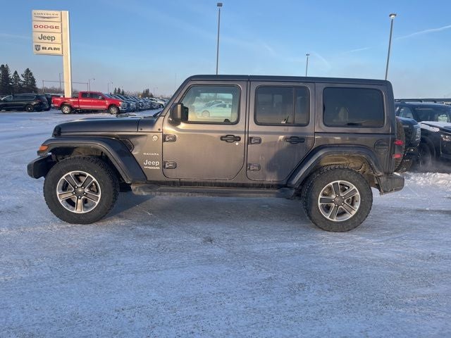 Used 2020 Jeep Wrangler Unlimited Sahara with VIN 1C4HJXEN8LW155619 for sale in Albert Lea, Minnesota